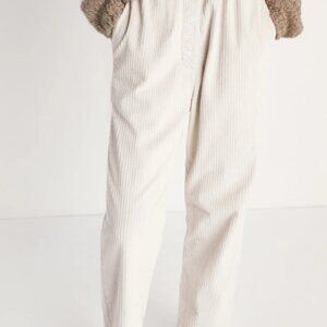 Straight cotton pants